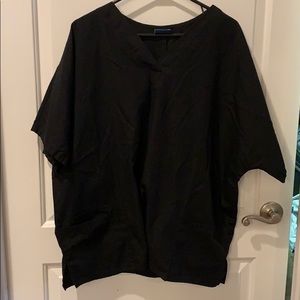 Cherokee workwear black scrub top